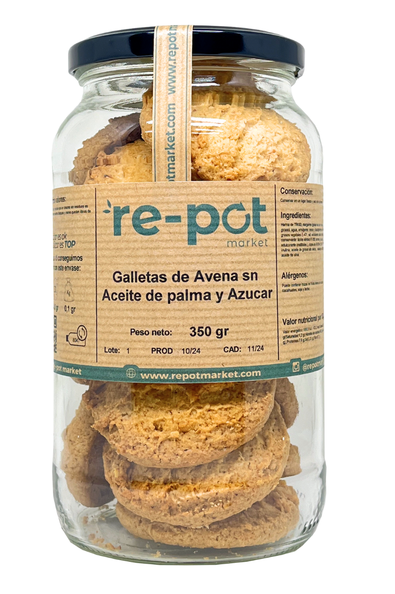Galetes de Civada sense Oli de palma i sense Sucre 350 gr- ESPIGA BLANCA