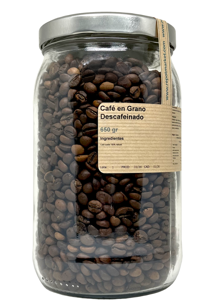 Cafè a Gra Descafeïnat 650 g