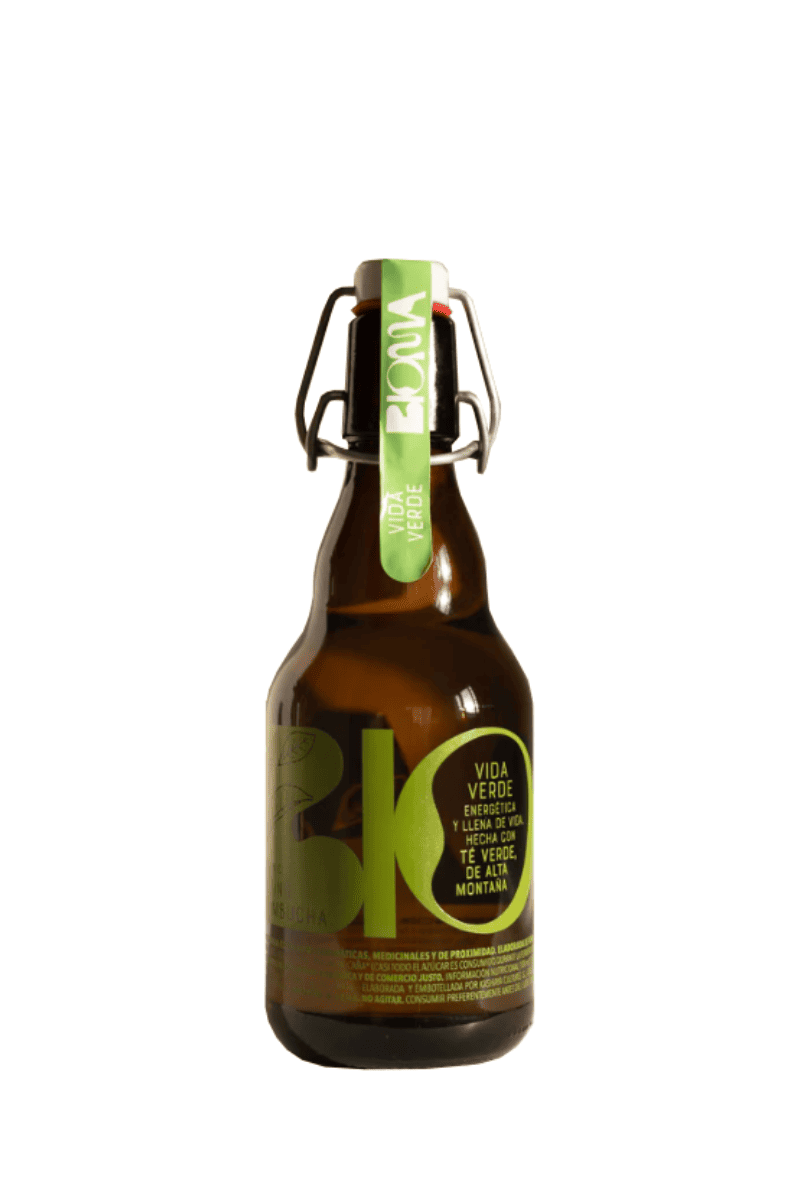 Kombucha de té verde de alta montaña 330ml en vidrio retornable - Bioma