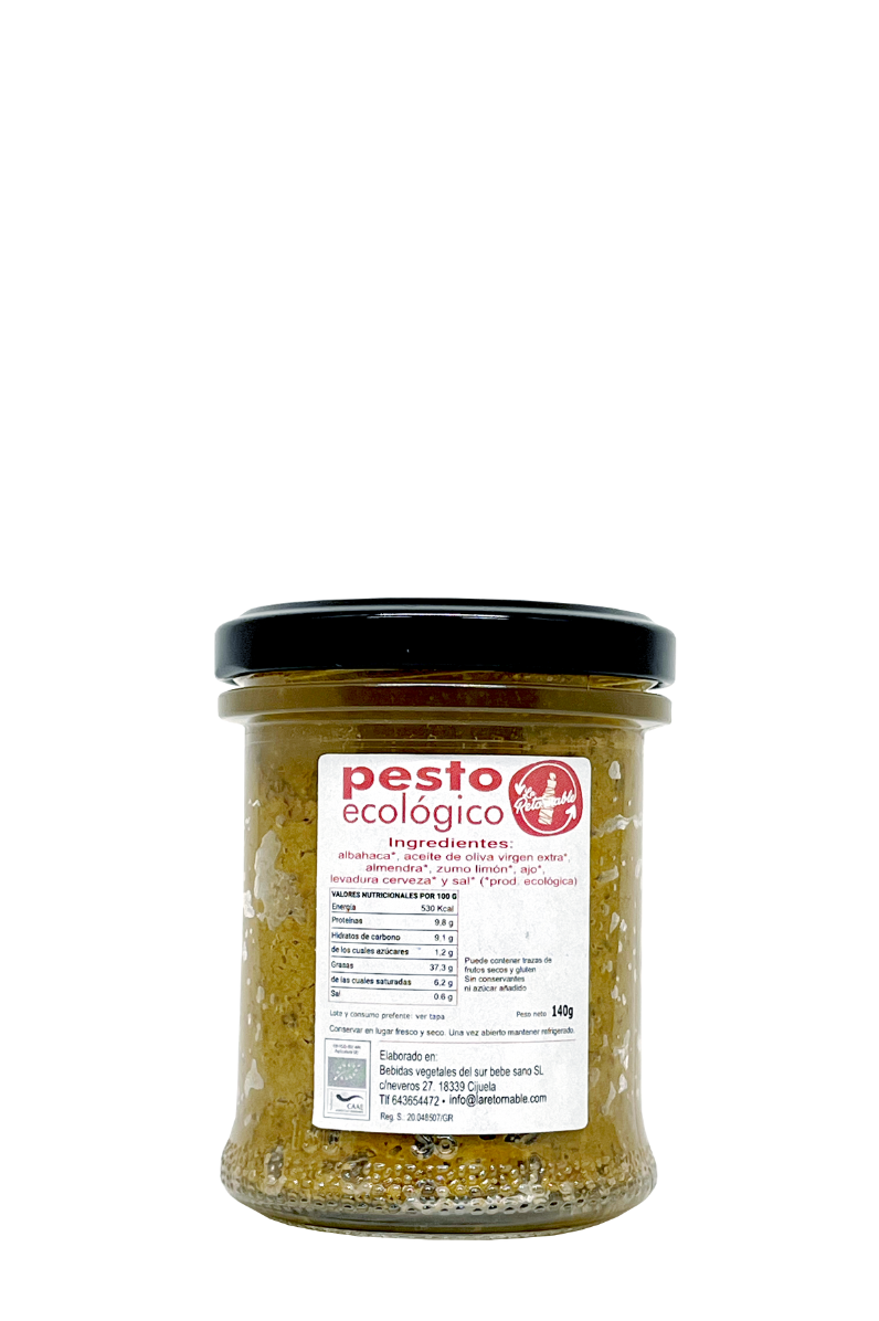 Pesto Verd Ecològic 140 ml - La retornable
