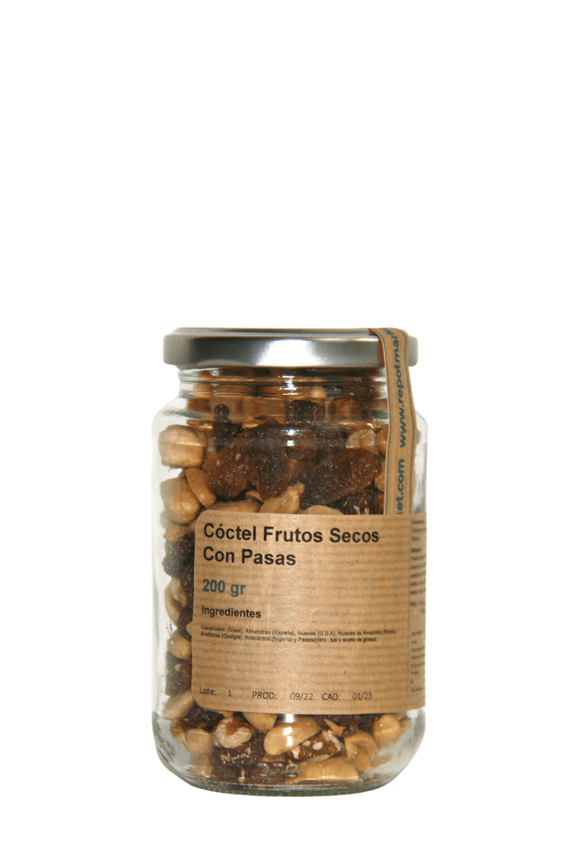 Coctel De Frutos Secos Con Pasas 200 g