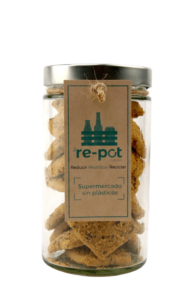 Galetes d'Espelta amb Cereals i Llavors de vidre retornable 250 g